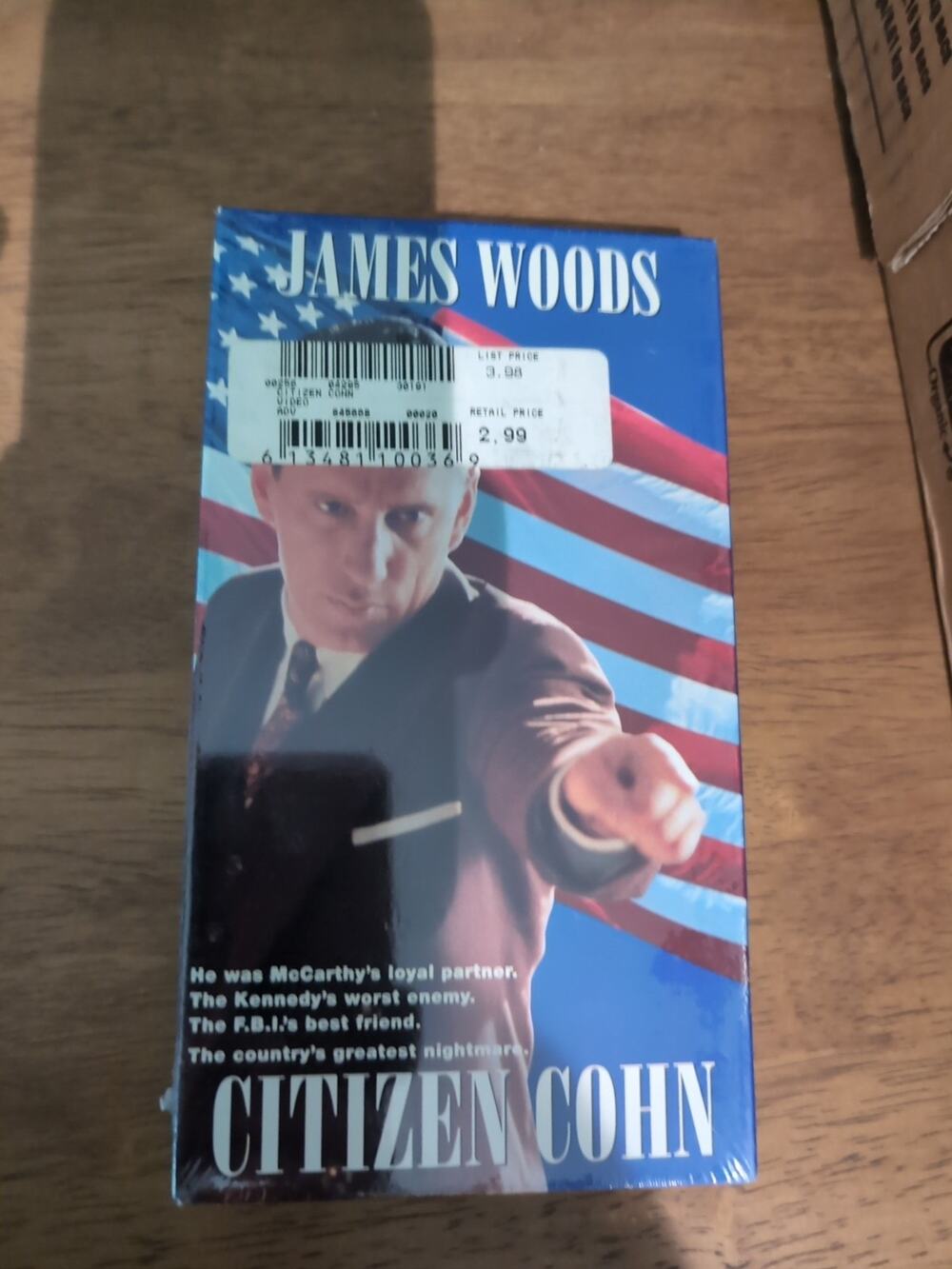 Citizen Cohn (VHS, 1992) New Sealed NOS